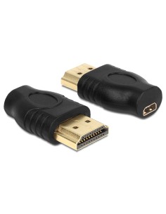 Adattatore HDMI Micro-D Femmina a HDMI-A Maschio Nero