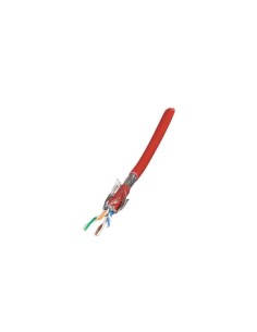 Matassa S/FTP Cavo Cat.7 Rame LSZH 100m Flessibile Rosso