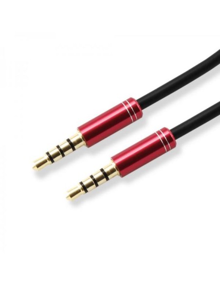 Cavo Audio Stereo Jack 3.5 mm M/M 1,5m Rosso