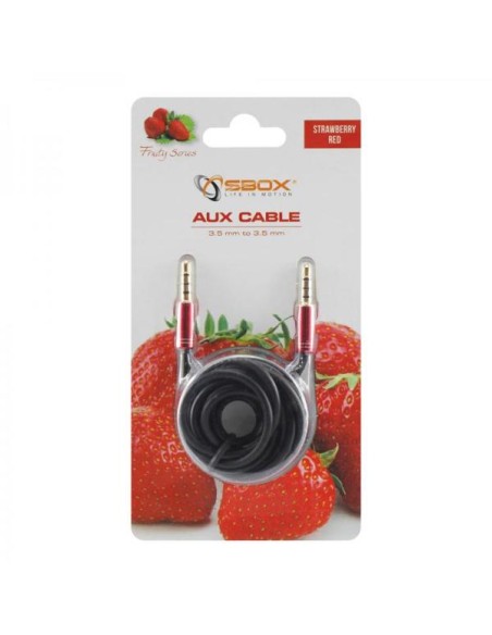 Cavo Audio Stereo Jack 3.5 mm M/M 1,5m Rosso
