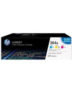 HP 304A CYM TRI-PACK LASERJET TONE