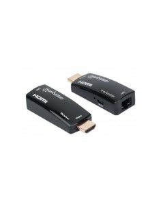 Extender HDMI Over Ethernet 1080p Compatto Nero