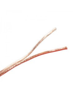 Cavo Audio per diffusori acustici Trasparente 2,5 mm² matassa 100m