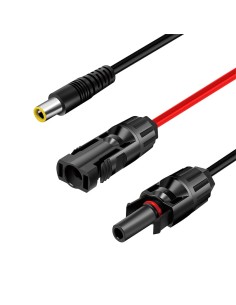 Cavo Adattatore Pannello Solare DC7909/M a 2x MC4/MF Rame Nero/Rosso 1,8m