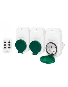 Set Prese con Telecomando fino a 30m 3 prese CEE 7/3 per Esterni IPX4