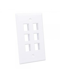Placca Porta Frutti 6 Posti Mod.503 Bianco 2