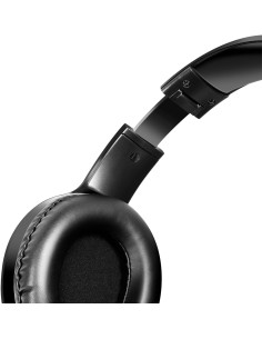 Cuffia Stereo Pieghevole con Microfono Jack 3,5 mm Nero 2
