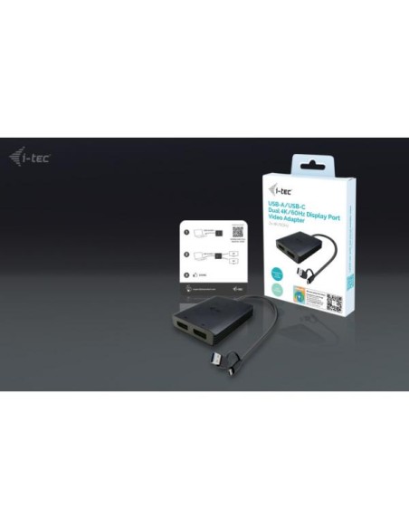 USB-A/USB-C DUAL 4K DP VIDEO ADAPT.