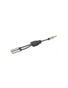 Cavo Adattatore Sdoppiatore Audio per Cuffie Stereo AUX 15 cm