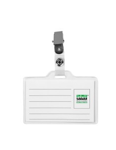 Portabadge con clip Lebez in PVC - conf. 50 pezzi - 31-140-B 2