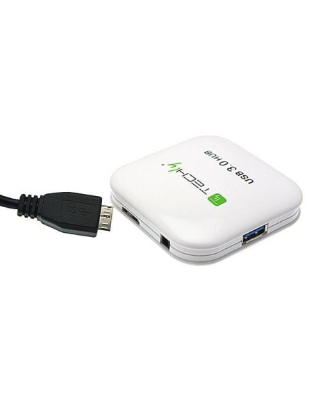 Hub USB 3.2 Super Speed 4 Porte Bianco