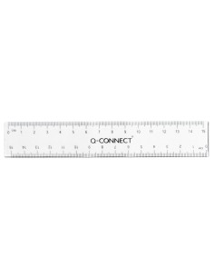 Righello Q-Connect trasparente 15 cm  KF00583 2