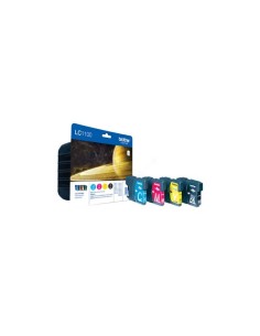 Cartucce inkjet blister 1100 Brother nero+ciano+magenta+giallo Conf. 4 - LC-1100VALBP 2