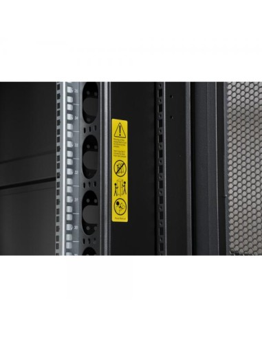 Armadio NetRack 19'' 600x1000 24 Unità Ventilato Nero da Assemblare