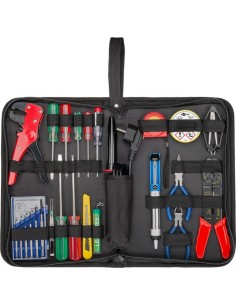 Kit Valigetta di 20 Attrezzi con Set di Saldatura in Pratica Custodia