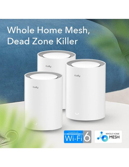 Sistema Wi-Fi 6 Mesh AX1800 Dual Band per Tutta la Casa, M1800 3pz