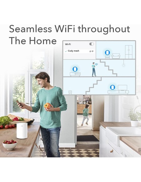 Sistema Wi-Fi 6 Mesh AX1800 Dual Band per Tutta la Casa, M1800 3pz