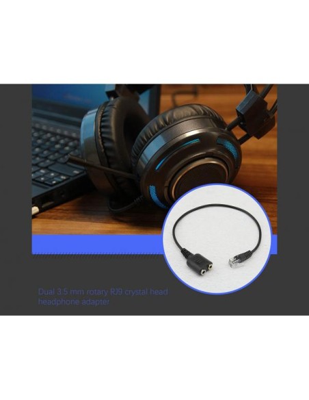 RJ9 TO 3.5MM HEADSET AUDIO ADAPTER