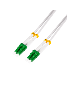 Cavo Fibra Ottica Armato Acciaio OS2 LC/APC Duplex 9/125 3 metri 2