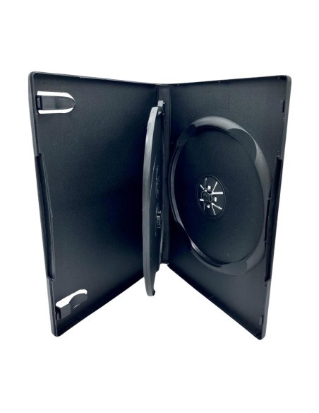 Custodia Tripla DVD con Vassoio Oscillante Box Nero