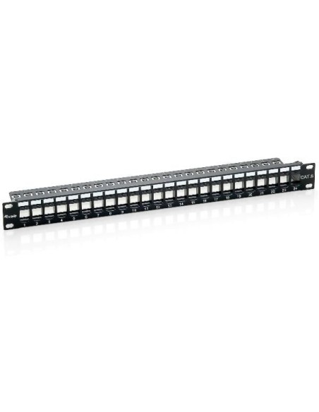 24-PORT KEYSTONE CAT.6 UNSHIELDED