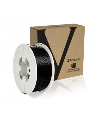 FILAMENT 3D PLA 1.75MM BLACK 1KG.
