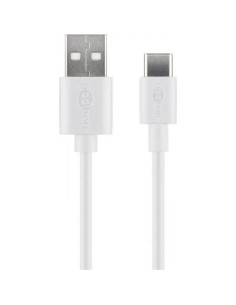 Cavo USB A Maschio 2.0 / USB-C Maschio 3 metri Bianco 2