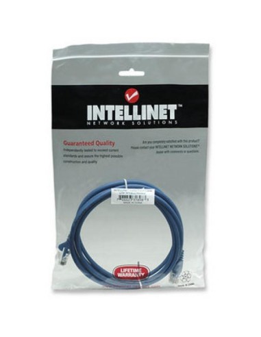 Cavo di rete Patch in Rame Cat. 6A Blu UTP 1 m