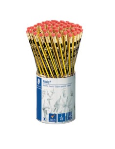 Espositore 72 matite con gommino Staedtler Noris® HB 122 KP72