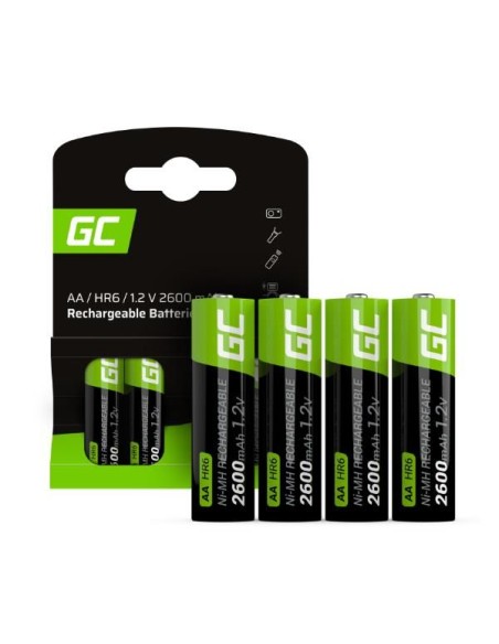RECHARGE BATTERIES 4XAA R6 2600MAH