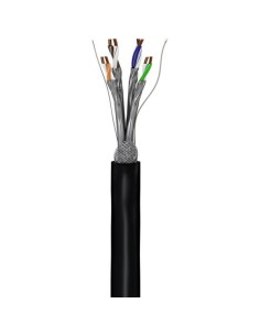 Matassa S/FTP Cavo Cat.6 PIMF LSZH Rame 100m Rigido Nero per esterno 2