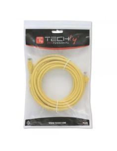 Cavo di Rete Patch in Rame Cat.6 Giallo UTP 10m 2