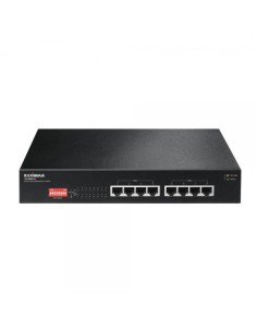 Switch Gigabit PoE+ 8 porte a Lungo Raggio con DIP Switch, GS-1008P V2