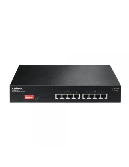 Switch Gigabit PoE+ 8 porte a Lungo Raggio con DIP Switch, GS-1008P V2