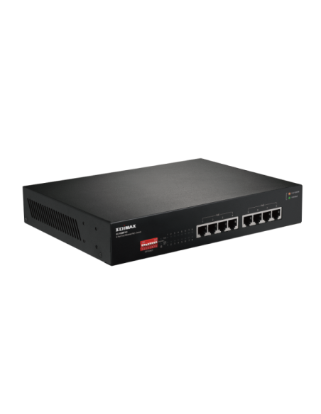 Switch Gigabit PoE+ 8 porte a Lungo Raggio con DIP Switch, GS-1008P V2