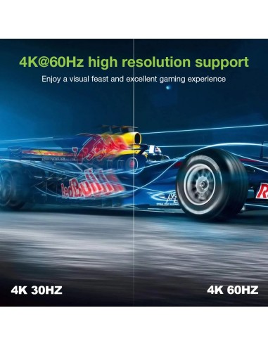Switch HDMI 2.0b 3in 1out 4K HDR HDCP2.2 con Telecomando