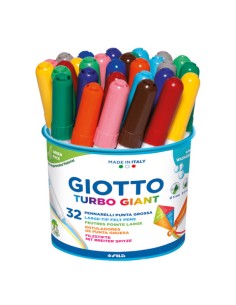 Pennarelli Giotto Turbo Giant in conf. 36 colori assortiti F42490000