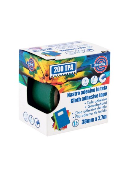 NASTRO TELA TPA200 VERDE38X2.7