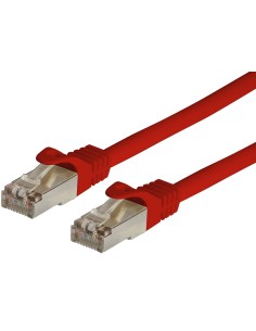 Cavo di rete Patch in CCA Schermato Cat. 6 Rosso F/UTP 1 m Bulk