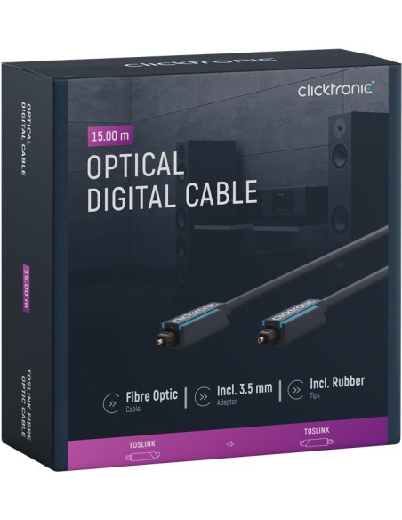 Cavo ottico digitale audio Toslink/Toslink 5 m