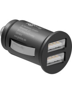 Caricatore Compatto da Auto 2 porte USB max.24W/4.8A Nero 2