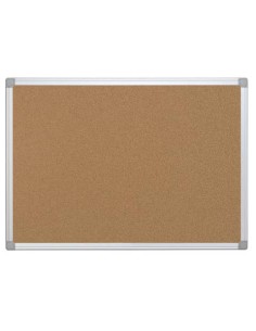 Pannello in sughero Q-Connect con cornice in alluminio 90x60 cm KF03561
