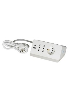 MULTIP SCRIVANIA USB+INT BIANCO