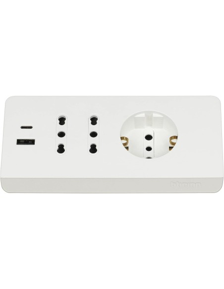 MULTIP SCRIVANIA USB+INT BIANCO
