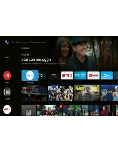 Decoder Smart AndroidTV BoxQ Google 4K Dolby con Dongle DVBT2 2