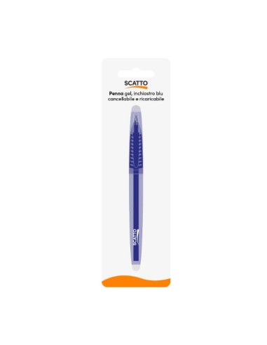 BL 1PZ PENNA GEL CANCEL 0.7MM BLU