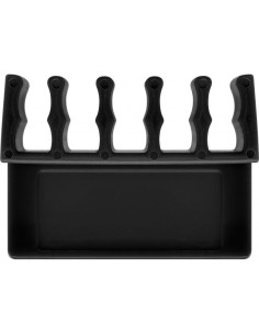 Set 2 Fermacavo da Scrivania a cinque posti Nero