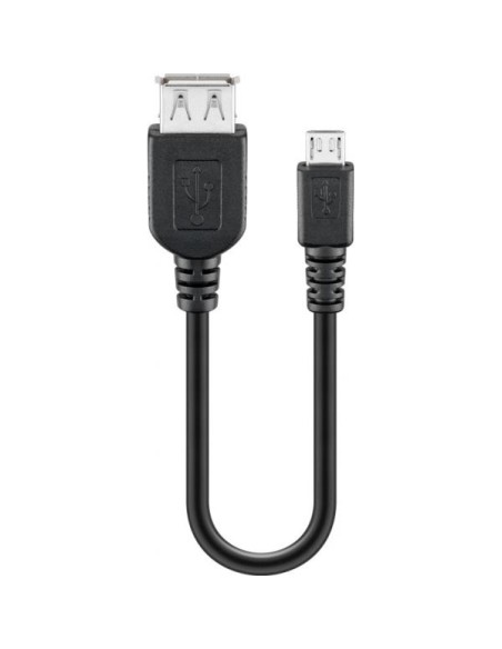 Cavo USB 2.0 A femmina/Micro B maschio 0.2 m