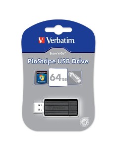 Memoria USB 2.0 PinStripe da 64Gb Colore Nero 2