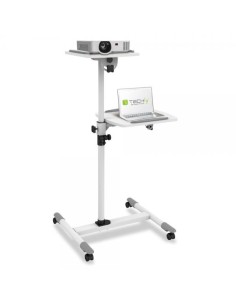 Carrello Supporto per Proiettore Beamer Notebook PC Ripiani Regolabili